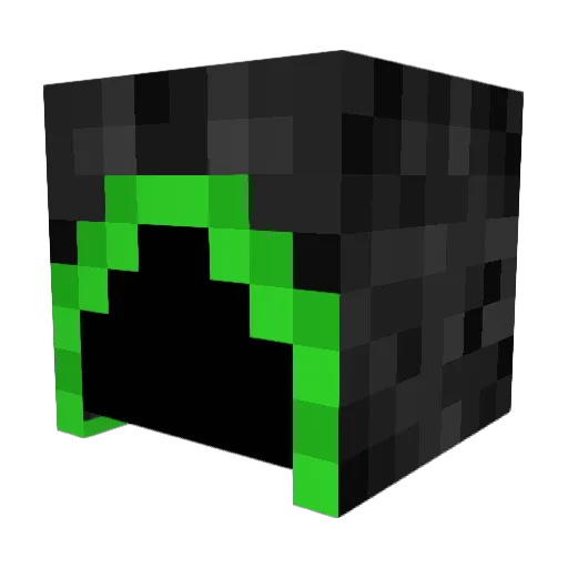 hmmm1200 Minecraft avatar head, 3D render