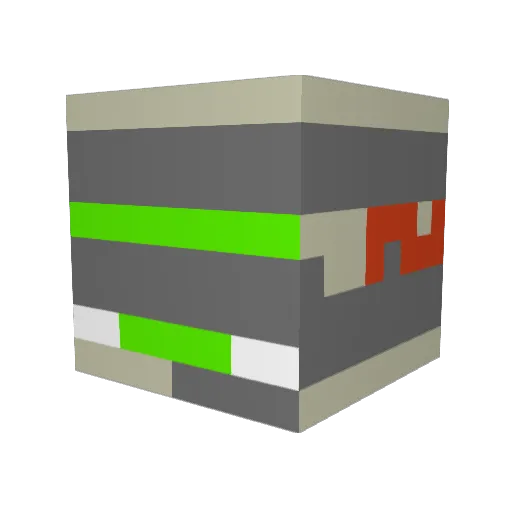 hmncwyfdf Minecraft avatar head, 3D render