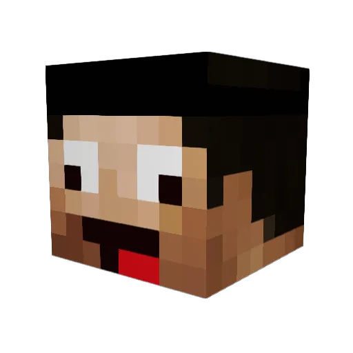 hmsmc15 Minecraft avatar head, 3D render