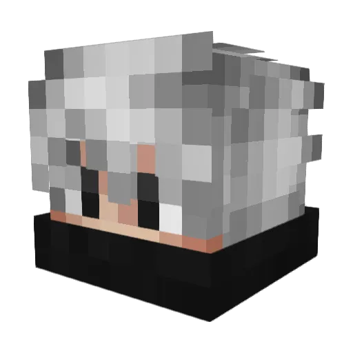 hnr09 Minecraft avatar head, 3D render