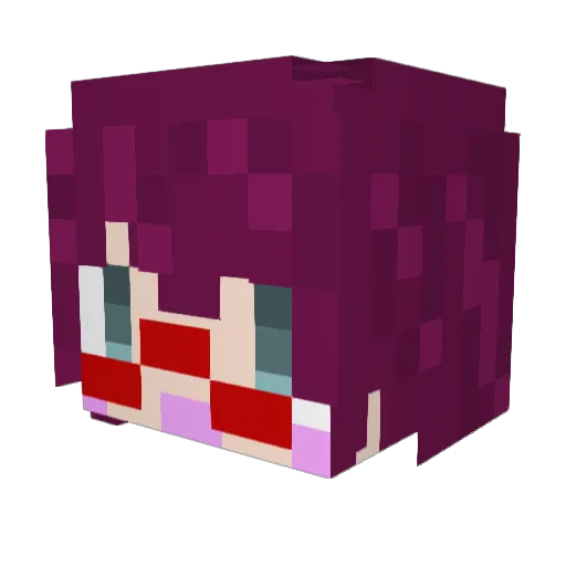ho_due Minecraft avatar head, 3D render