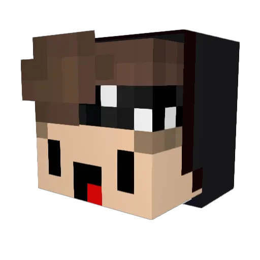 hoangcmbk Minecraft avatar head, 3D render