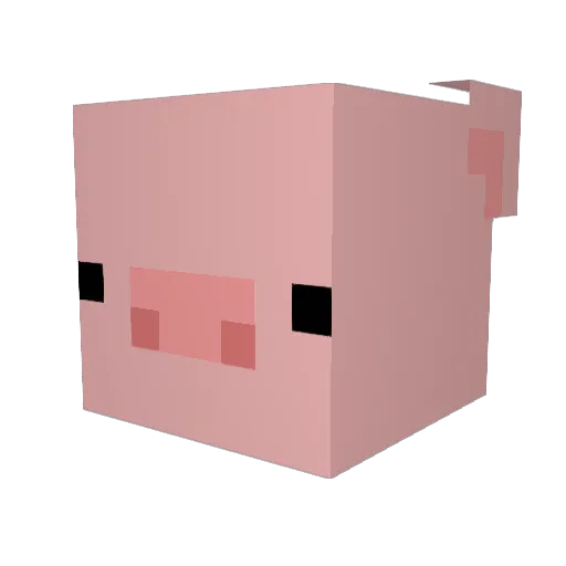 hobiIys Minecraft avatar head, 3D render