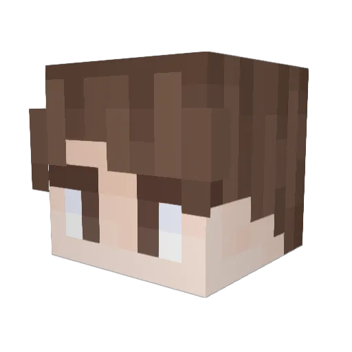 hobjonquille Minecraft avatar head, 3D render