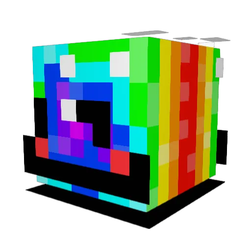 hobnobsx Minecraft avatar head, 3D render