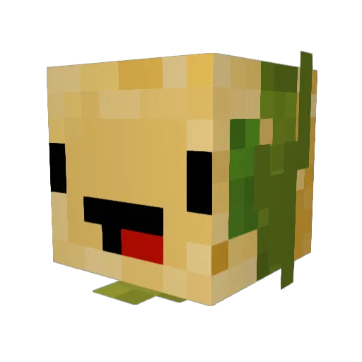 hobo_josephine Minecraft avatar head, 3D render