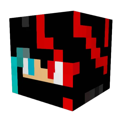 hobohide102 Minecraft avatar head, 3D render