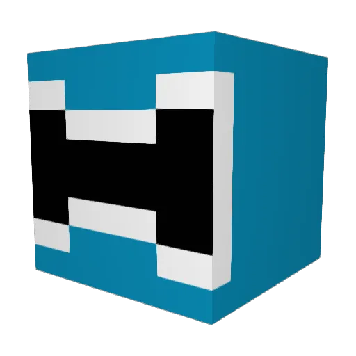 hobovan Minecraft avatar head, 3D render