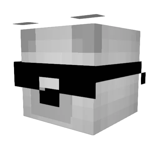 hocha4146 Minecraft avatar head, 3D render
