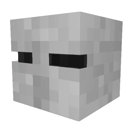 hochpoch Minecraft avatar head, 3D render