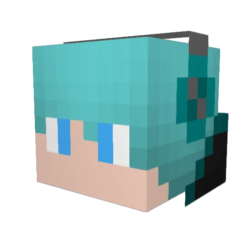 hockeycreeper11 Minecraft avatar head, 3D render