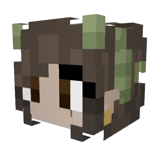 hoddynoddy88 Minecraft avatar head, 3D render