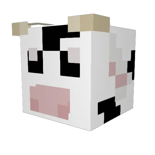 hodiernal Minecraft avatar head, 3D render