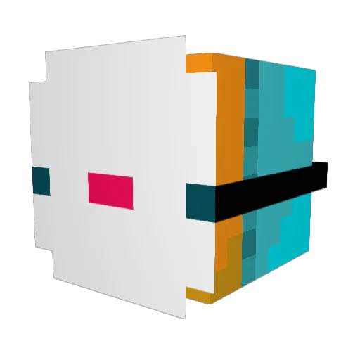 hodjea Minecraft avatar head, 3D render