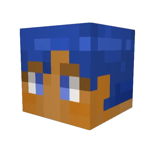 hodol_hodol Minecraft avatar head, 3D render