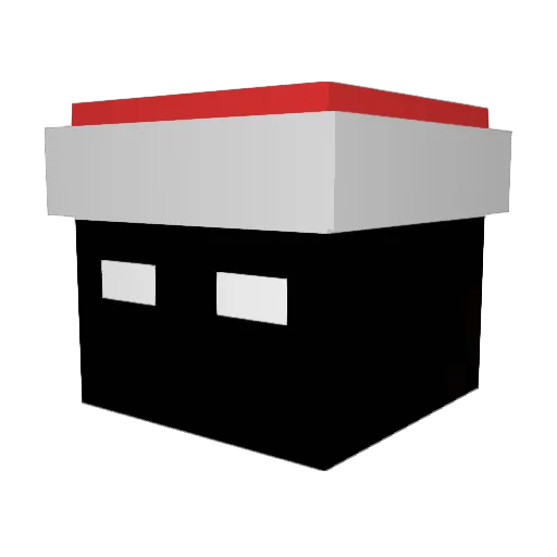 hodza Minecraft avatar head, 3D render