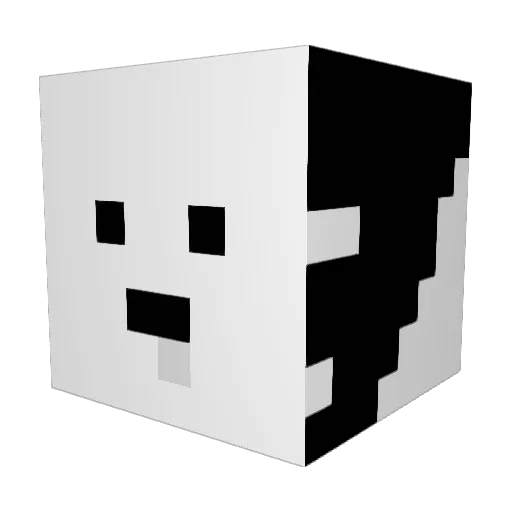 hoeaxe Minecraft avatar head, 3D render