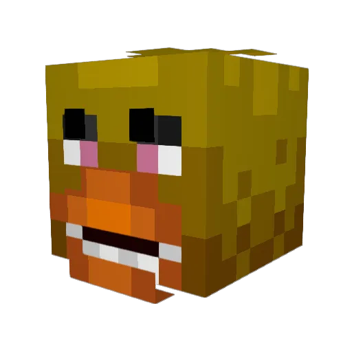 hoecraft23 Minecraft avatar head, 3D render
