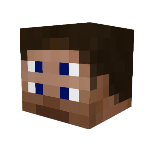 hofla Minecraft avatar head, 3D render
