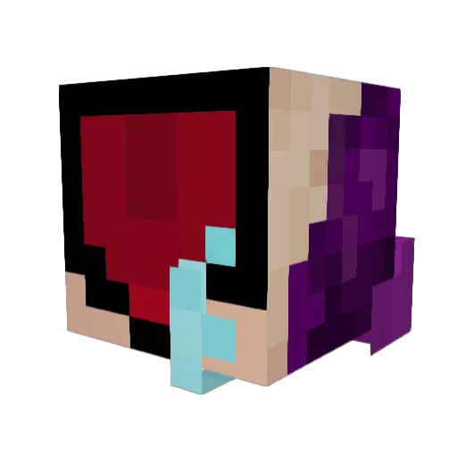 hogan117 Minecraft avatar head, 3D render
