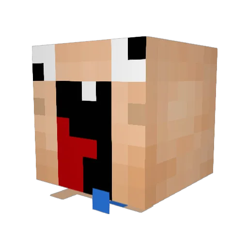hogcranker46 Minecraft avatar head, 3D render