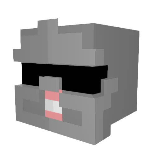 hogooeyo Minecraft avatar head, 3D render
