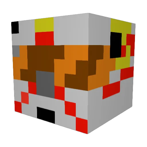 hogwart565 Minecraft avatar head, 3D render