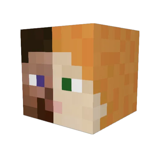 hoisotsu Minecraft avatar head, 3D render