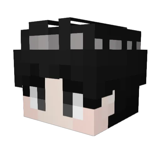 hojjang123 Minecraft avatar head, 3D render