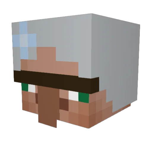 hojuh Minecraft avatar head, 3D render