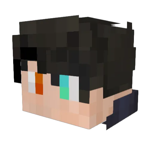 hoke0909 Minecraft avatar head, 3D render