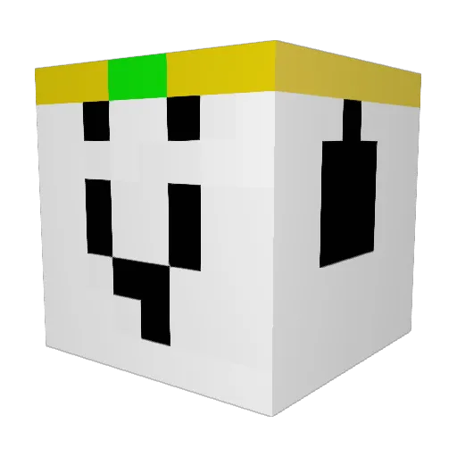 hokeywokey Minecraft avatar head, 3D render