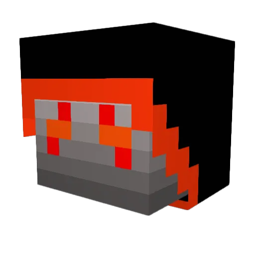 hokker213 Minecraft avatar head, 3D render