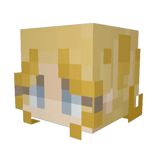 holdmykidney Minecraft avatar head, 3D render