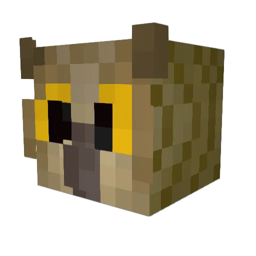 holexion Minecraft avatar head, 3D render