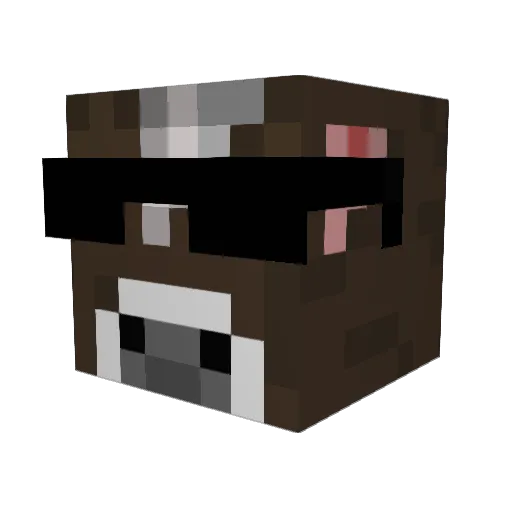 holger_felix Minecraft avatar head, 3D render