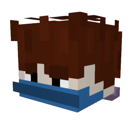 holics9494 Minecraft avatar head, 3D render