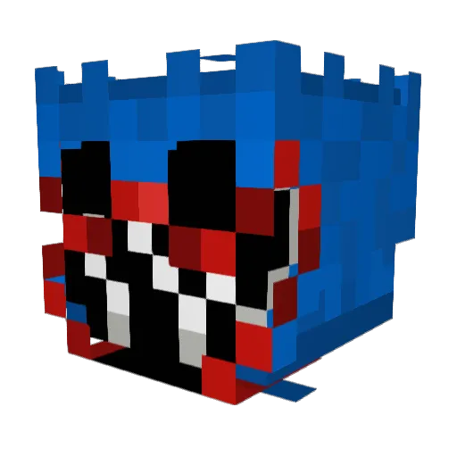 hollispawket Minecraft avatar head, 3D render