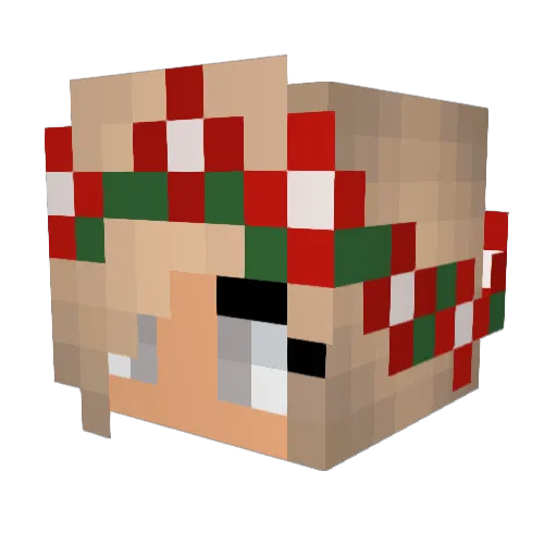 holly026 Minecraft avatar head, 3D render