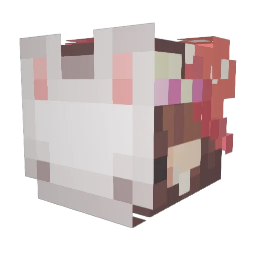 holly20062 Minecraft avatar head, 3D render