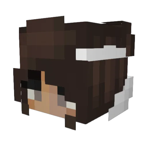 holly3xox Minecraft avatar head, 3D render