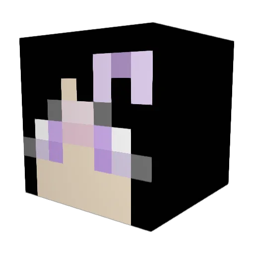 hollyholly___ Minecraft avatar head, 3D render