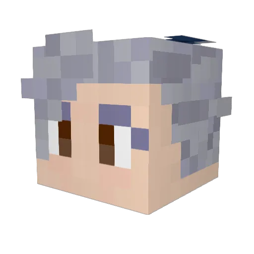 hollykins231 Minecraft avatar head, 3D render