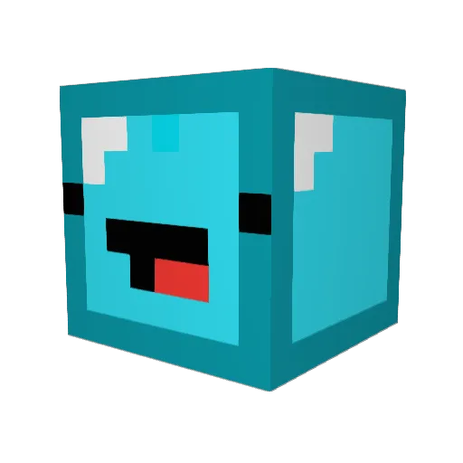 hollyoak Minecraft avatar head, 3D render