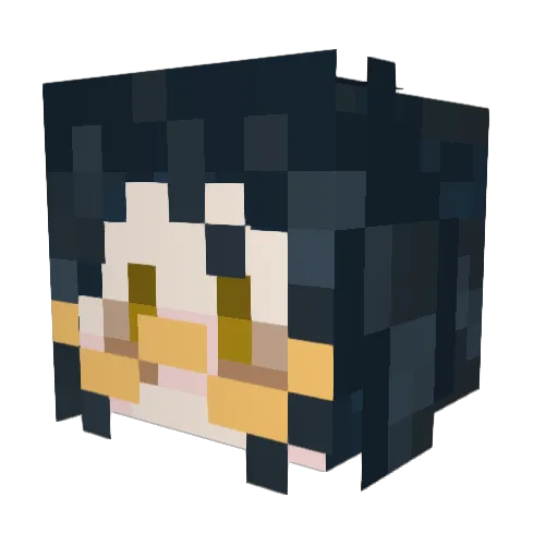 holmling Minecraft avatar head, 3D render