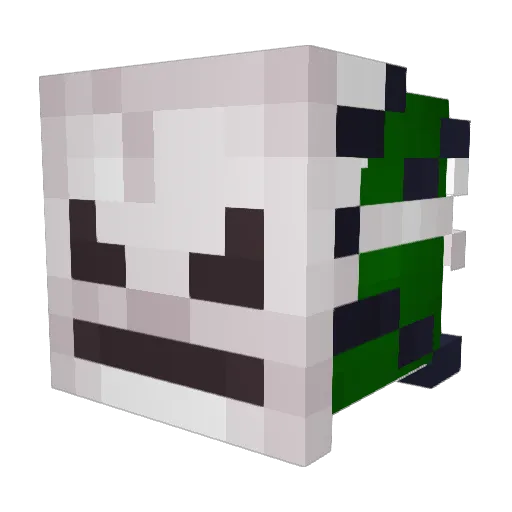 hololok12 Minecraft avatar head, 3D render