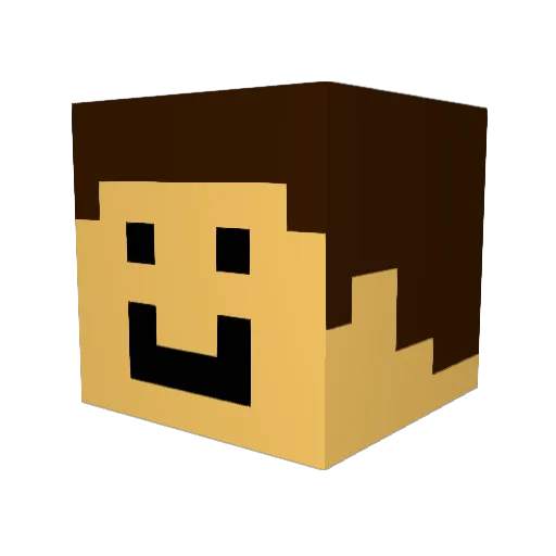 holsinger76 Minecraft avatar head, 3D render