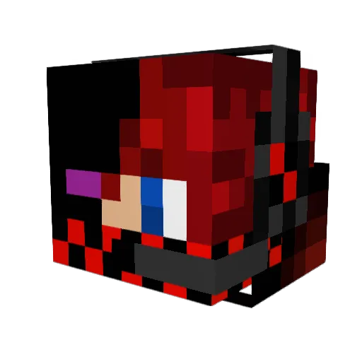 holyaccount Minecraft avatar head, 3D render