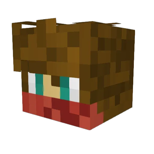 holycow28 Minecraft avatar head, 3D render