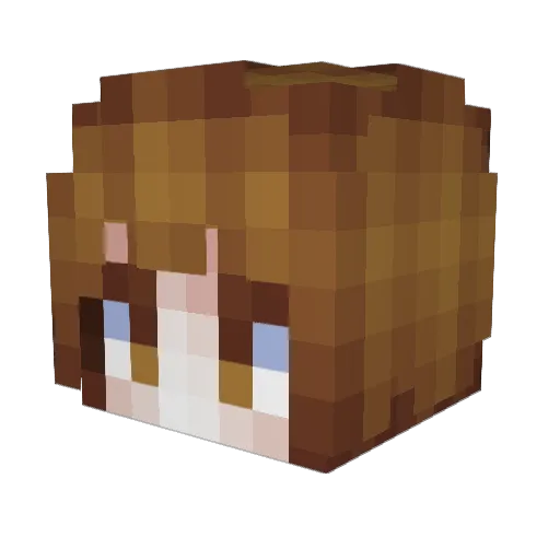 holyitsspidey Minecraft avatar head, 3D render